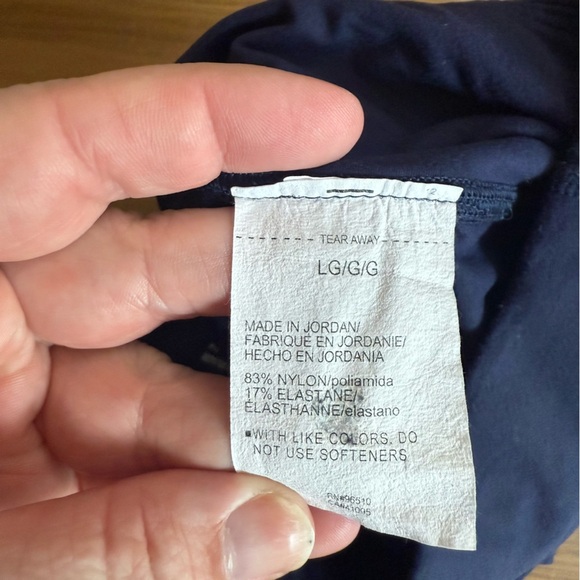 Set of Two Under Armour Athletic Leggings size Large Blue Black - Picture 3 of 9